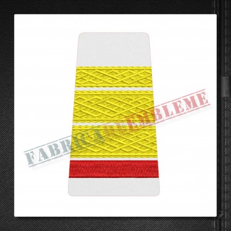 Grade militare plutonier major student - Forte Navale - ORAS alb