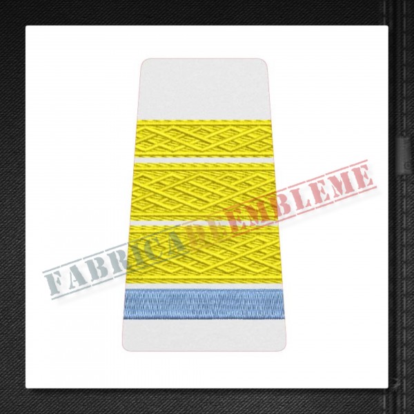 Grade militare elev plutonier major - Forte Navale (colegii militare) - ORAS alb