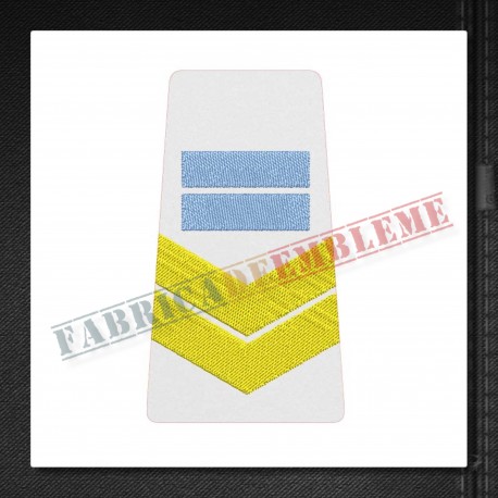 Grade militare elev caporal - Forte Navale (colegii militare) - ORAS alb